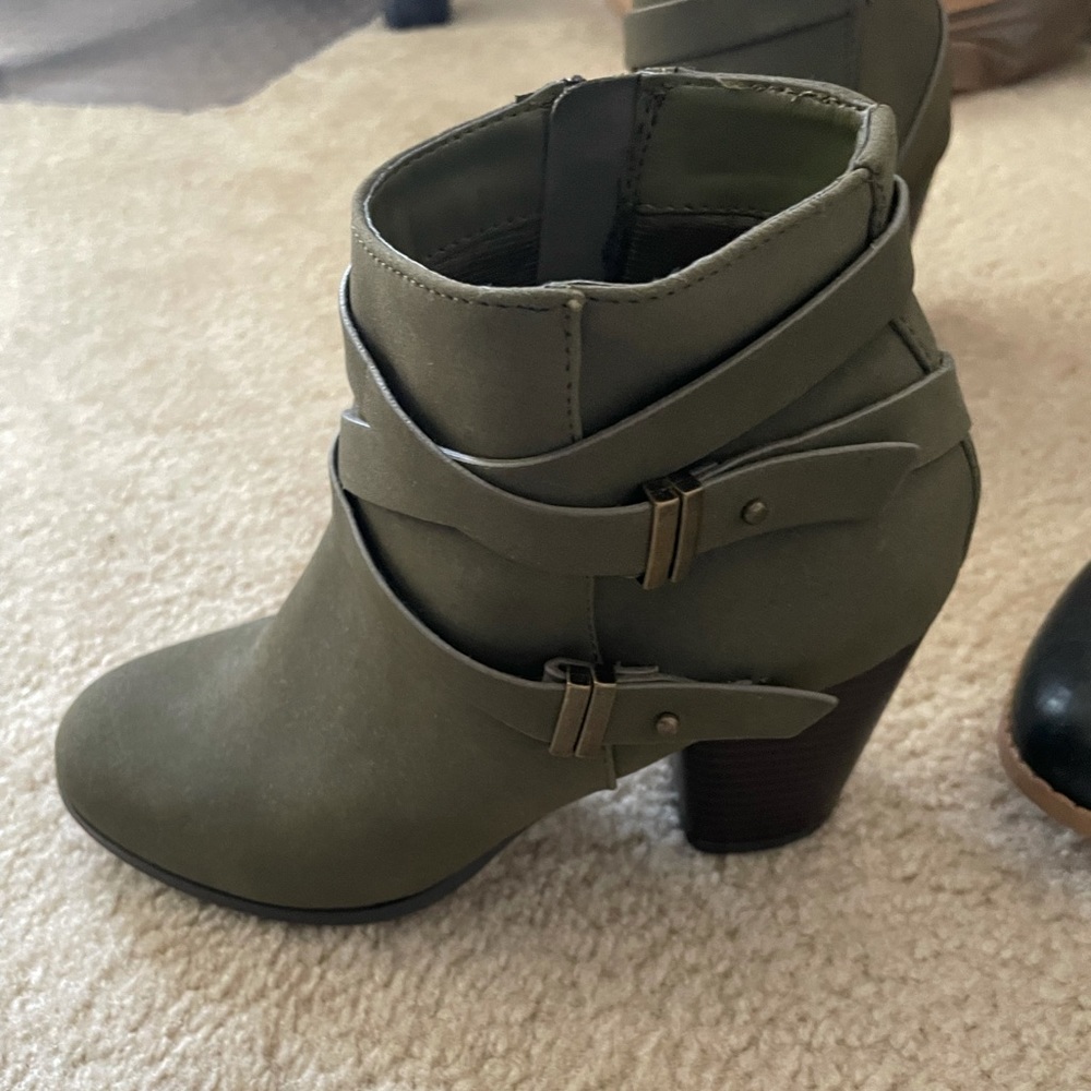 Olive Booties - image 1
